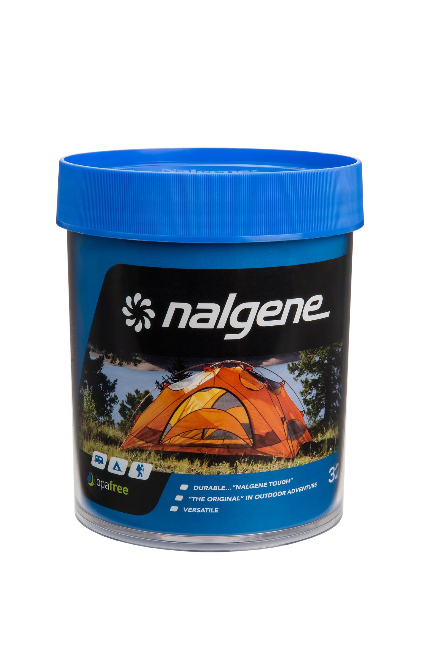 32oz Storage Jar - Blue Lid