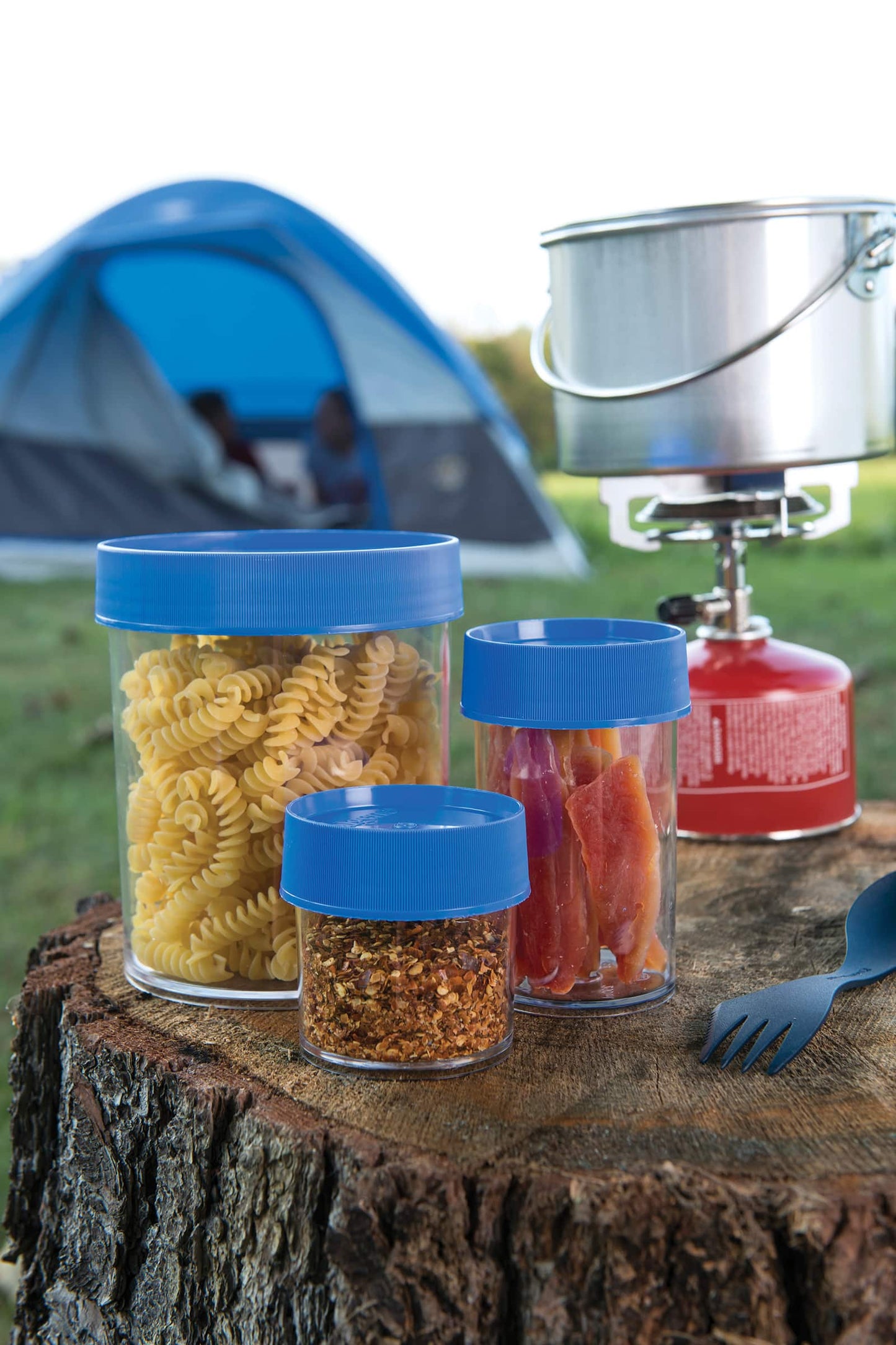 32oz Storage Jar - Blue Lid