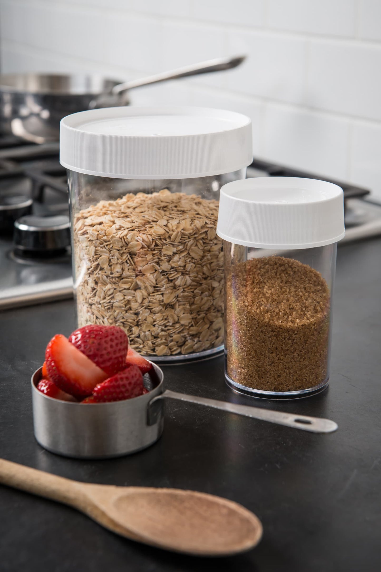 8oz Nalgene Stackable Storage Jars - Available in 4 sizes