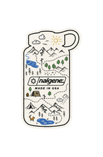 Nalgene Bottle Map Sticker